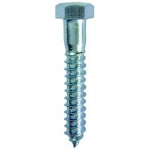 1/4 X 2 HEX LAG SCREW  ZN